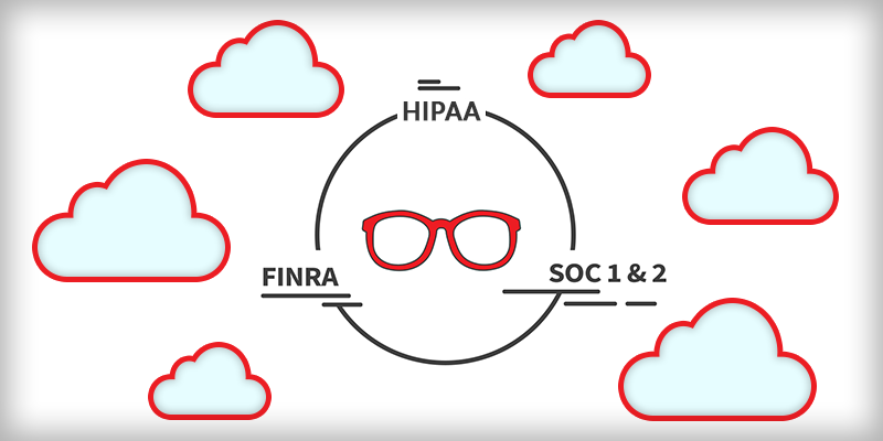 How businesses can manage data compliance like HIPAA, SOC and FINRA on the cloud.