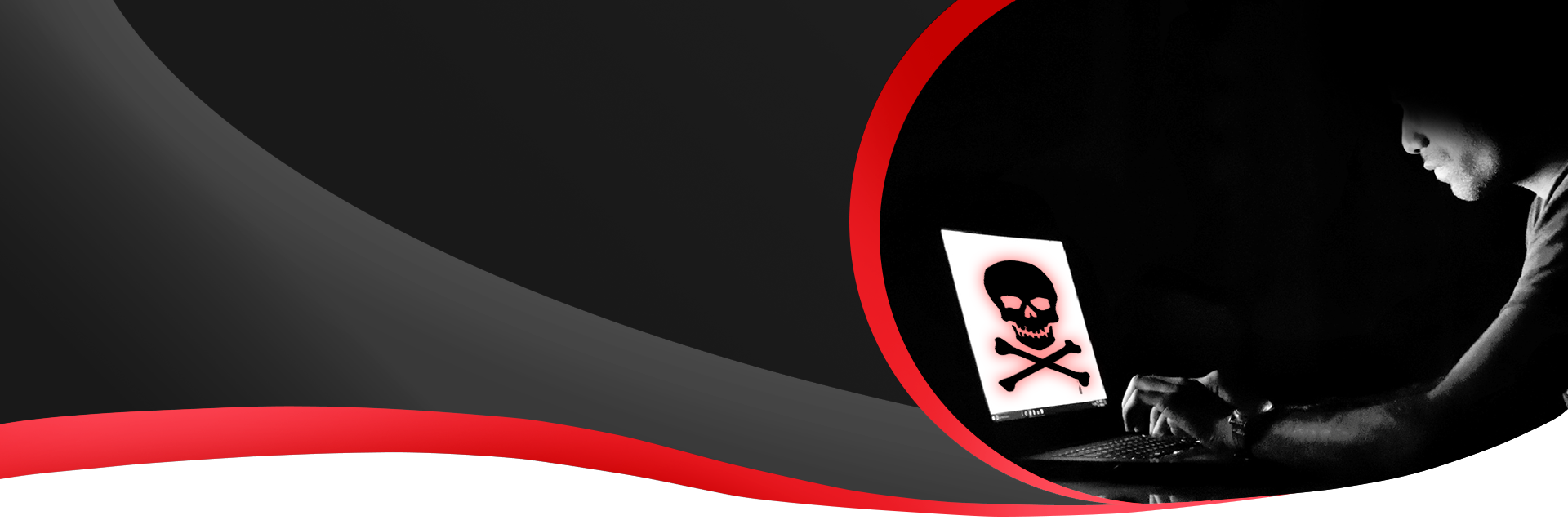 Cyber security hacker trying to phishing a business owner with ransomware.