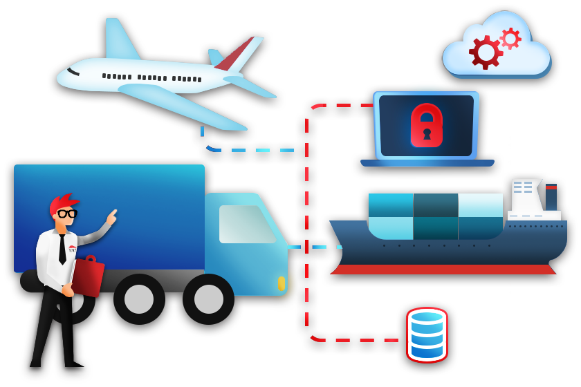 A managed service provider engineer guiding a logistics company's supply chain through cloud solutions.